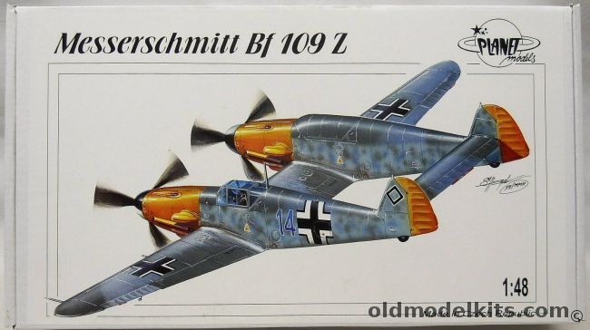 Planet Models 1/48 Messerschmitt Bf-109Z - Twin Fighter, 086 plastic model kit
