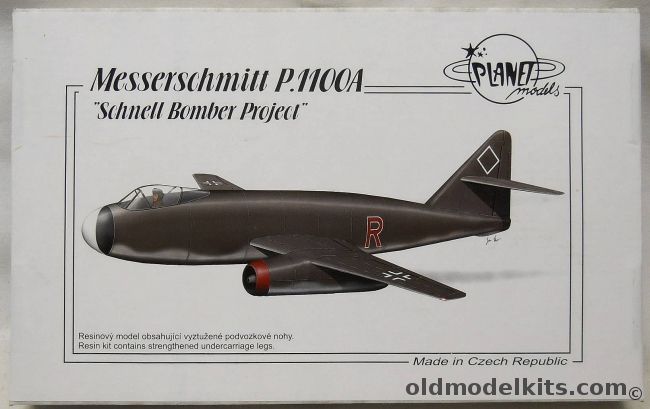 Planet Models 1/72 Messerschmitt P.1100A - Schnell Bomber Project - (P1100), 190 plastic model kit