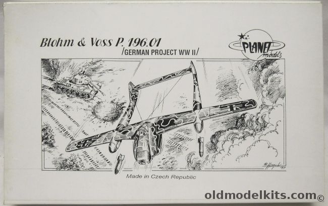 Planet Models 1/72 Blohm & Voss BV P.196.01 - (P-109 01), 031 plastic model kit
