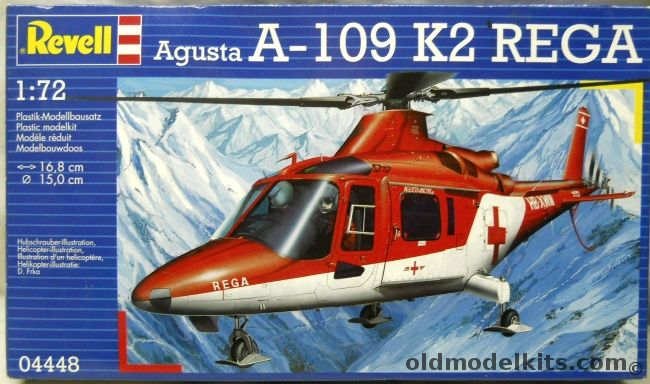 Revell 1/72 Augusta A-109 K2 Rega, 04448 plastic model kit