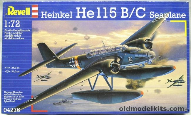 Revell 1/72 Heinkel He-115 B/C, 04276 plastic model kit