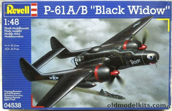 Revell 1/48 P-61 Black Widow, 04538 plastic model kit