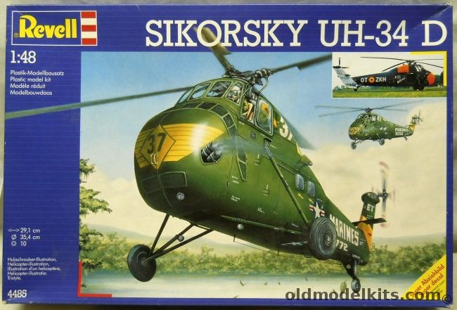 Revell 1/48 Sikorsky UH-34D - US Marines or Belgium, 4485 plastic model kit