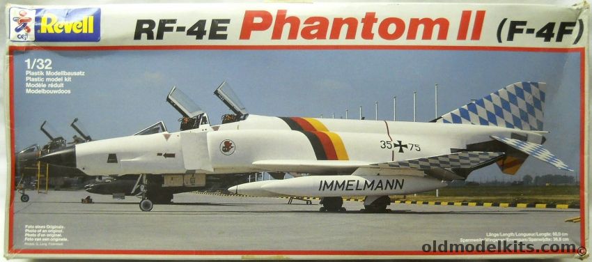 Revell 1/32 RF-4E Phantom II (F-4F) - Luftwaffe F-4F or 'Immelmann' RF-4E, 4754 plastic model kit