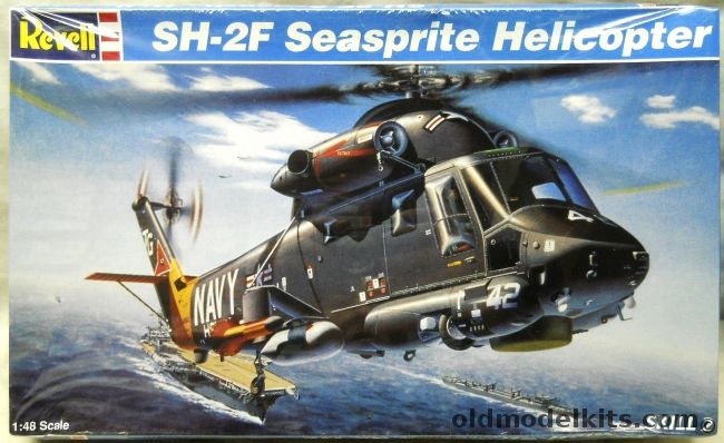 Revell 1/48 SH-2F Seasprite Helicopter - NAS Fallon 'The Magicians' 1988 / NAS Ream Field California 1971, 4823 plastic model kit