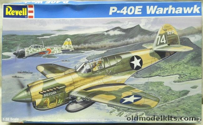 Revell 1/32 P-40E Warhawk of Ace Lt. Sidney S. Woods Of The 49th FG (9th FS), 85-4664 plastic model kit