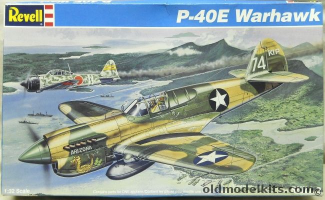 Revell 1/32 P-40E Warhawk of Ace Colonel Robert L. Scott - Commanding Officer of China-based 23rd Fighter Group 'Flying Tigers' - Plus SuperScale Decals, 85-4664 plastic model kit