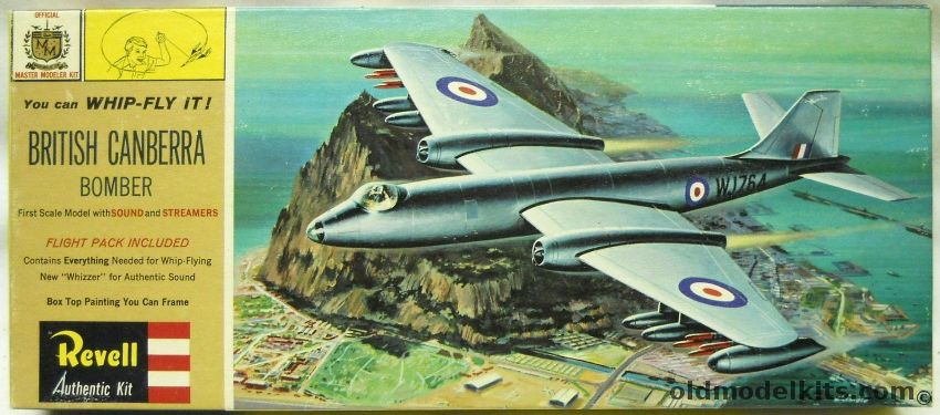 Revell 1/81 British Canberra Bomber Whip-Fly, H157-129 plastic model kit