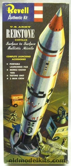 Revell 1/110 Redstone US Army Rocket - 'S' Issue, H1803-79 plastic model kit