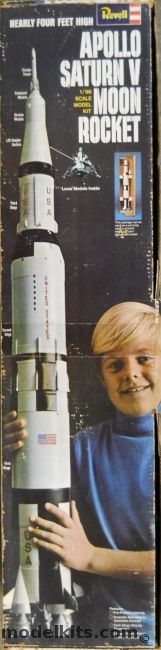 Revell 1/96 Apollo Saturn V Moon Rocket - 46 inches tall, H1843-1200 plastic model kit