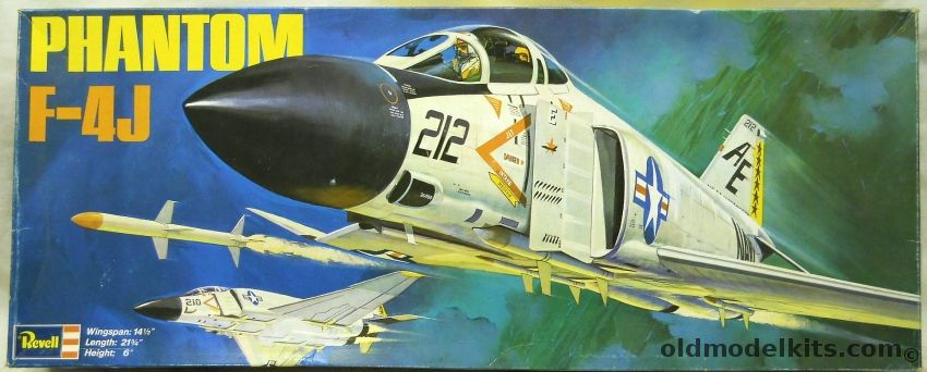 Revell 1/32 McDonnell Douglas F-4J Phantom II With Extra Blue Angels Decals - US Navy VF-33 USS America, H188 plastic model kit