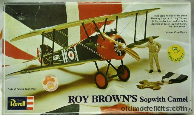Revell 1/28 Roy Brown's Sopwith Camel, H234 plastic model kit