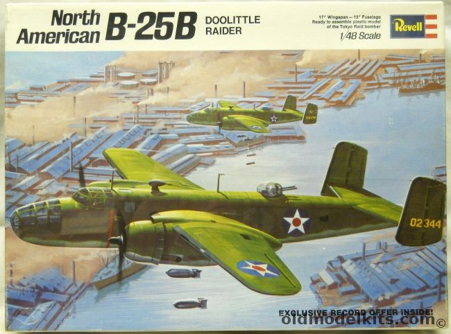 Revell 1/48 North American B-25B Doolittle Raider - Mitchell, H285-250 plastic model kit