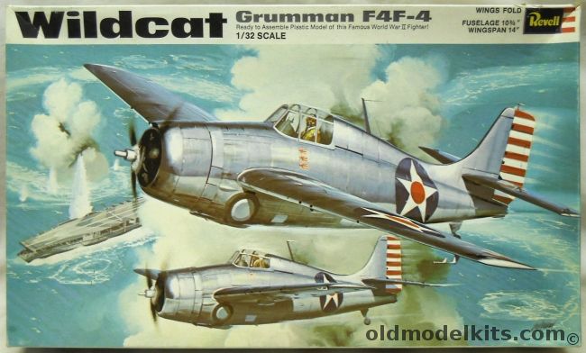 Revell 1/32 Grumman F4F-4 Wildcat - (F4F4), H299 plastic model kit