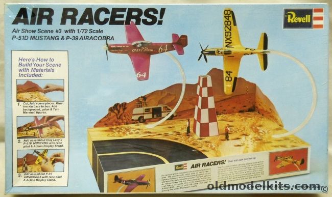 Revell 1/72 Air Racers!  P-51D Mustang And P-39 Airacobra Diorama, H664 plastic model kit