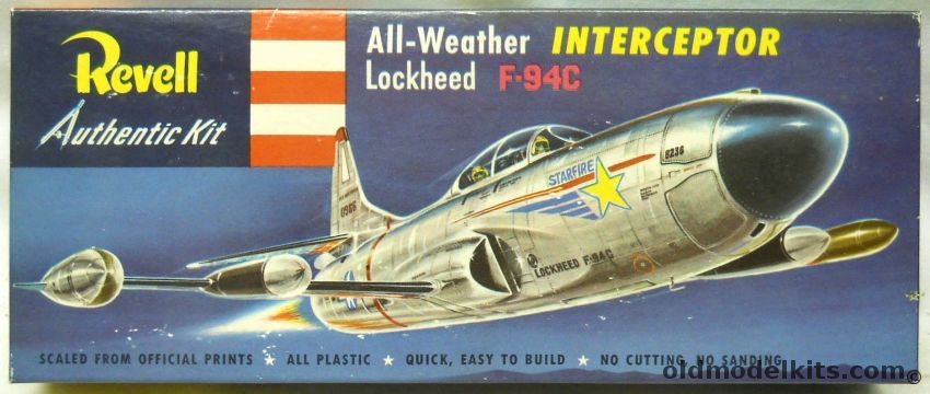 Revell 1/56 Lockheed F-94C Starfire - Pre 'S' Issue, H210-79 plastic model kit