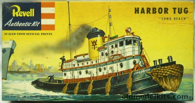Revell 1/108 Harbor Tug Long Beach - Pre S Issue, H314-129 plastic model kit