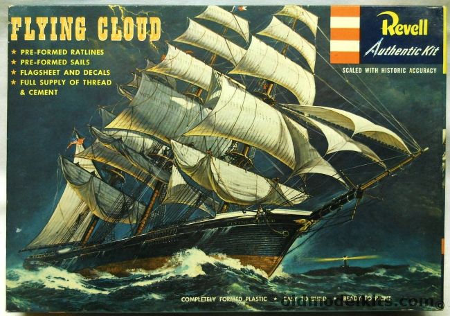 Revell 1/232 Flying Cloud with Sails -  'S' Issue, H344-298 plastic model kit