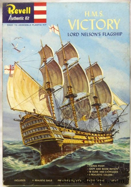 Revell HMS Victory - Lord Nelson's Flagship - S Issue, H363-298 plastic model kit