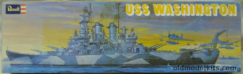 Revell 1/570 USS Washington - BB-56 Battleship, H401-250 plastic model kit