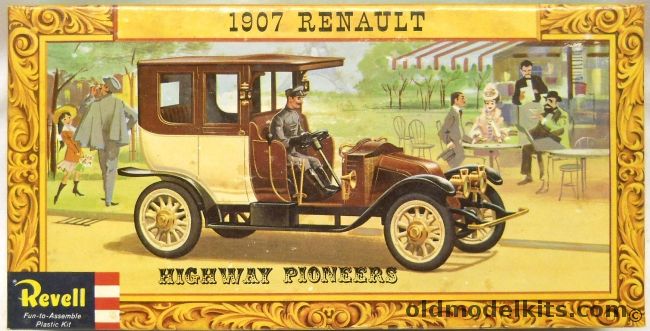 Revell 1/32 1907 Renault Highway Pioneers, H53-98 plastic model kit