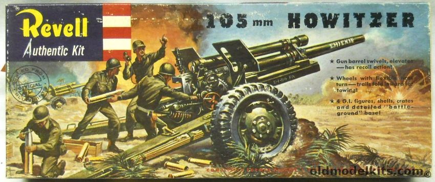 Revell 1/40 105mm Howitzer - With Crew - 'S' Issue, H539-79 plastic model kit