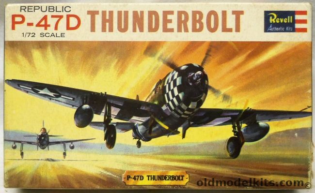 Revell 1/72 Republic P-47D Thunderbolt, H613-49 plastic model kit