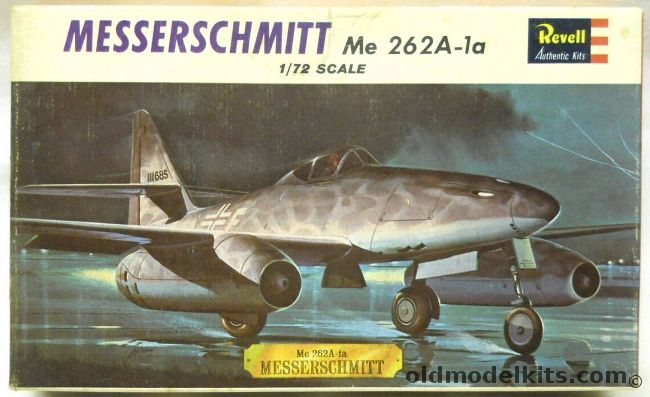 Revell 1/72 Messerschmitt Me-2621a - (Me262 A-1a), H624-49 plastic model kit