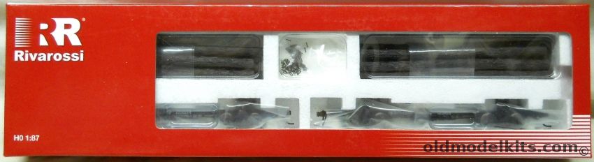 Rivarossi 1/87 Log Car 2 Unit Set Northern Pacific - (#150 and 147) - HO Scale, HR6312 plastic model kit