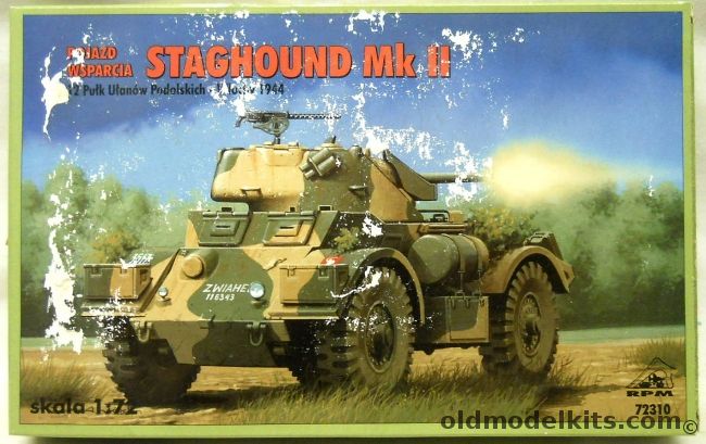 RPM 1/72 TWO Staghound Mk II 1944, 72310 plastic model kit