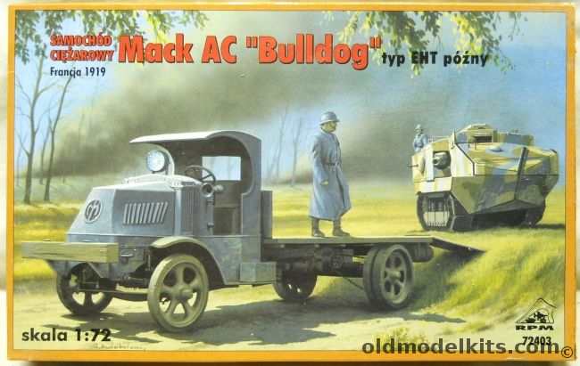 RPM 1/72 TWO Mack AC Bulldog type EHT, 72403 plastic model kit