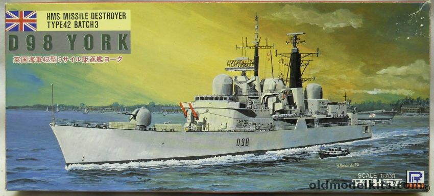 Skywave 1/700 HMS York D98 Missile Destroyer Type 42 Batch 3 - Or HMS Edinburgh D97, M-2 plastic model kit