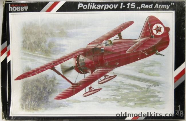 Special Hobby 1/48 Polikarpov I-15 Red Army, SH48023 plastic model kit