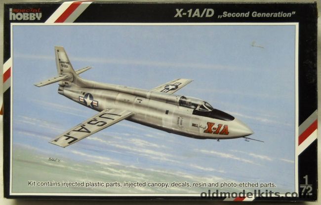Special Hobby 1/72 TWO Bell X-1A/D - Second Generation, SH72160 plastic model kit