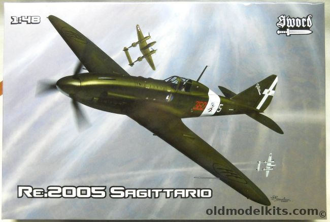 Sword 1/48 Re-2005 Sagittario -With Aftermarket Decals and RCR PE Detail Set, SW48010 plastic model kit