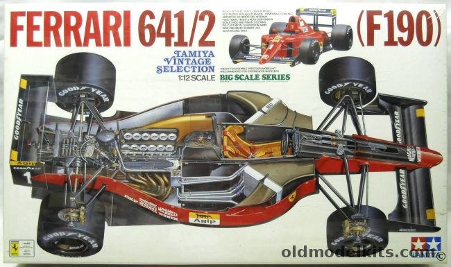 Tamiya 1/12 Ferrari 641/2 (F190), 12027 plastic model kit