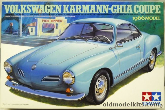 Tamiya 1/24 1966 Volkswagen Karmann-Ghia Coupe, 24138 plastic model kit