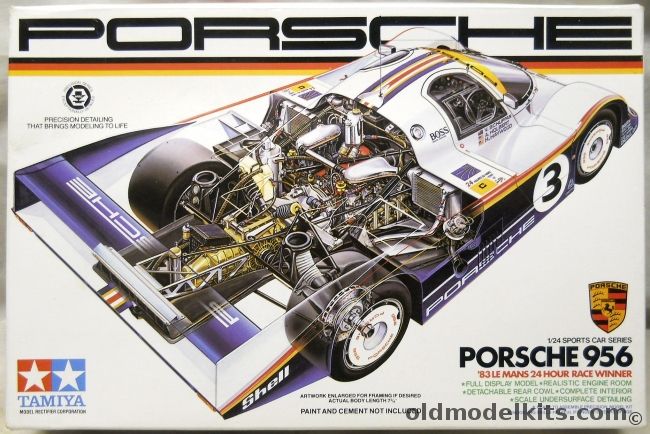 Tamiya 1/24 Porsche 956 - 1983 Le Mans 24 Hour Race Winner, 2447A plastic model kit