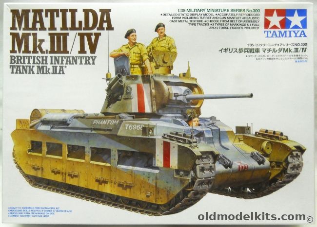 Tamiya 1/35 Matilda Mk III/IV - British Infantry Tank, 35300 plastic model kit