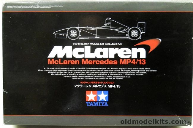 Tamiya 1/20 McLaren Mercedes MP4/13, 89718 plastic model kit