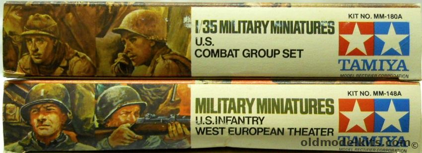 Tamiya 1/35 US Infantry West European Theater And US Combat Group Set, MM148A plastic model kit