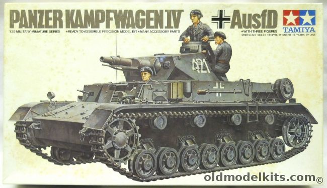 Tamiya 1/35 Panzerkampfwagen IV Ausf. D - With Crew Of Three, MM196 plastic model kit