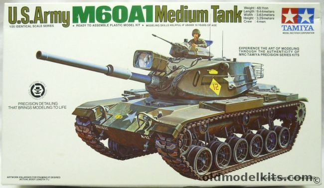 Tamiya 1/35 M60A1 US Army Medium Tank, MT-128A plastic model kit
