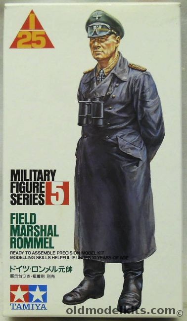 Tamiya 1/25 Field Marshal Rommel, PF0005 plastic model kit