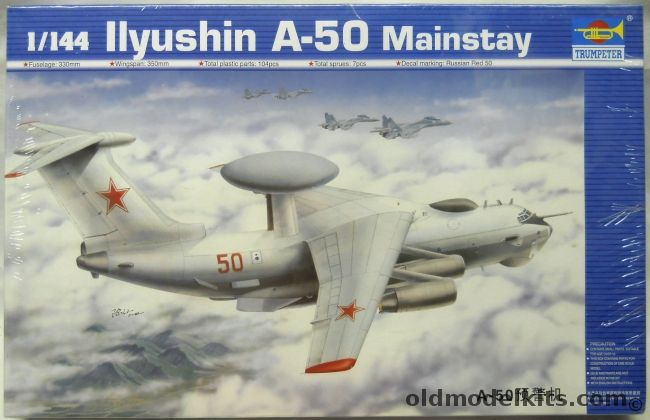 Trumpeter 1/144 Ilyushin A-50 Mainstay, 03903 plastic model kit