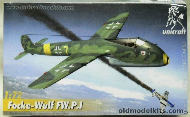 Unicraft 1/72 Focke-Wulf FW.P.I - (FWP1 / FWPI) plastic model kit