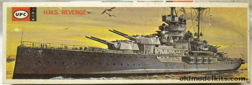 UPC 1/500 HMS Revenge Battleship - (ex Frog), 2101-200 plastic model kit