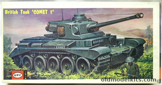 UPC 1/40 British Tank Comet I, 5159-100 plastic model kit