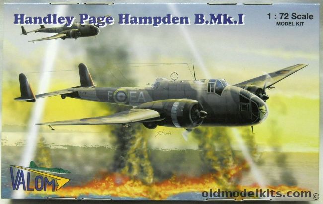 Valom 1/72 Handley Page Hampden B.Mk.I, 72033 plastic model kit