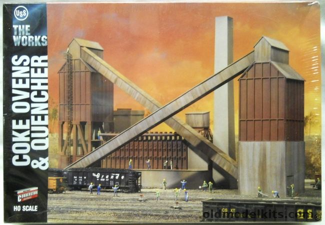 Walthers HO Coke Ovens And Quencher - USS The Works Series - HO Scale, 933-3053 plastic model kit